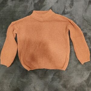 Cozy Orange Sweater Size Medium